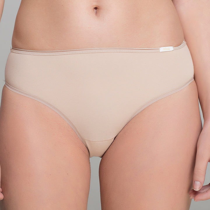 5754 BIKINI ELÁSTICO ADORNO CINTURA 458-Visón Claro