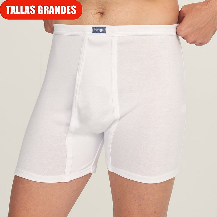 5077b BÓXER ABIERTO CLÁSICO CANALÉ 000-Blanco 2XL-64