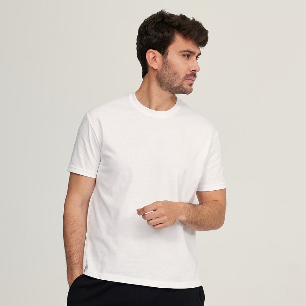 7300 CAMISETA MANGA CORTA BÁSICA 000-Blanco