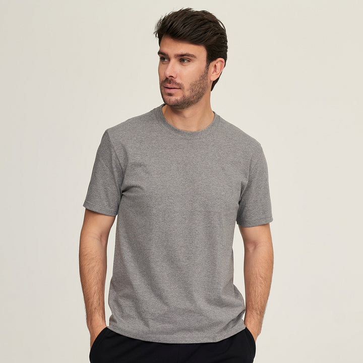7300 CAMISETA MANGA CORTA BÁSICA 129-Gris Vigoré