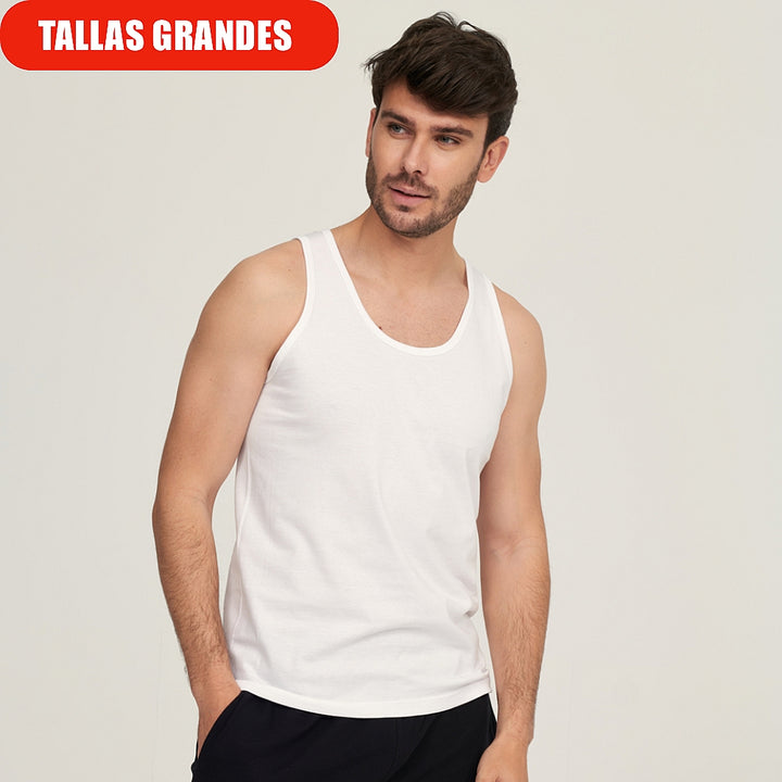 7337b CAMISETA TIRANTES 000-Blanco 2XL-64
