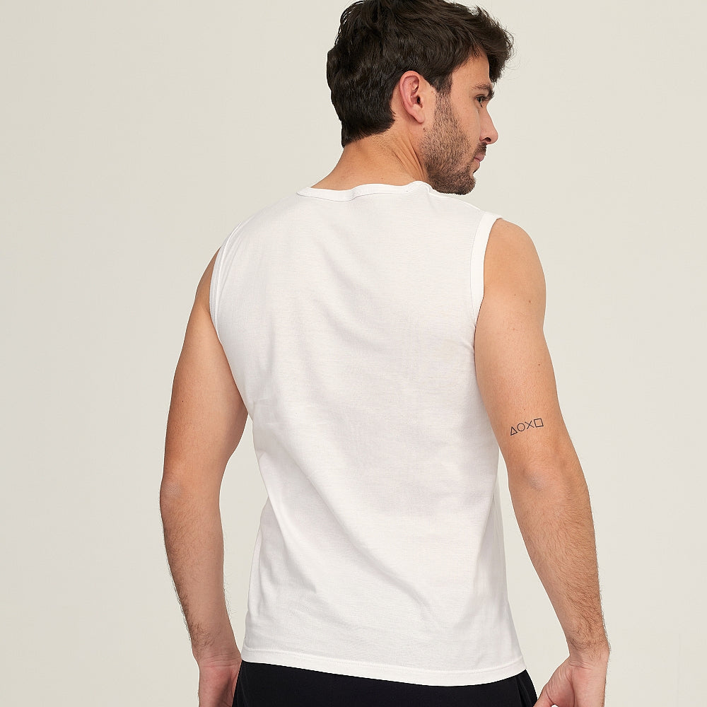 7565 CAMISETA SIN MANGAS NATURAL