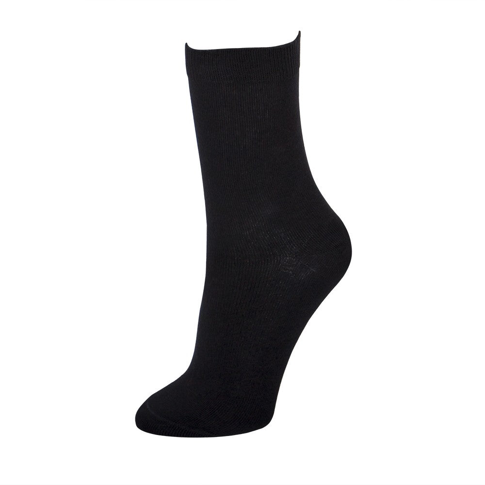 4123 CALCETÍN LISO INVIERNO 009-Negro