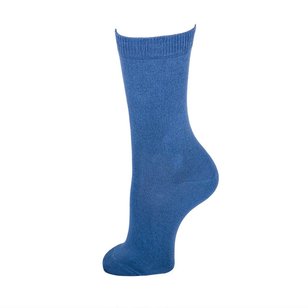 4123 CALCETÍN LISO INVIERNO 294-Azul Azafata