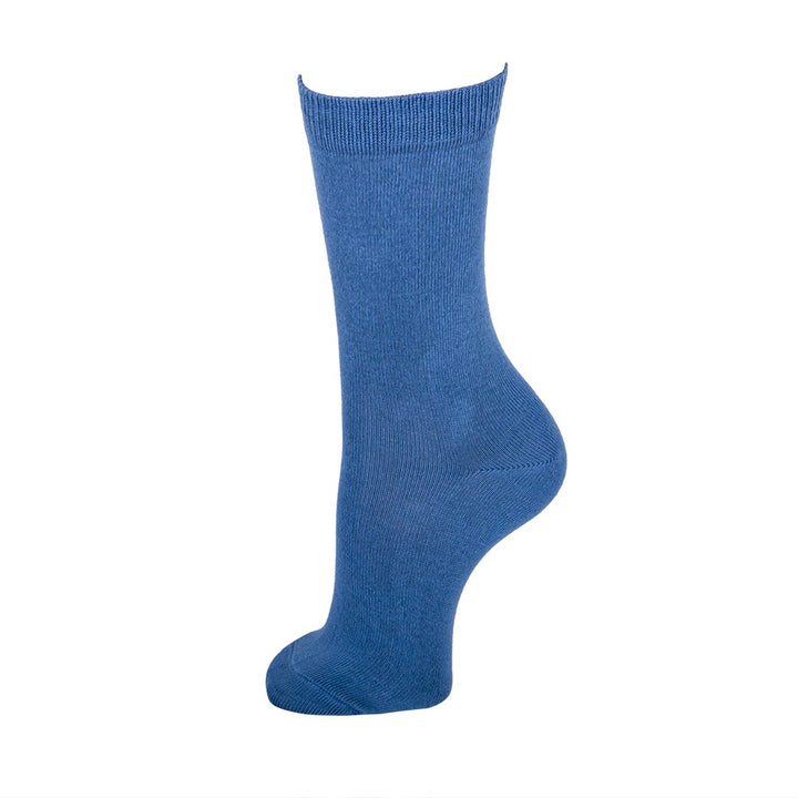 4123 CALCETÍN LISO INVIERNO 294-Azul Azafata