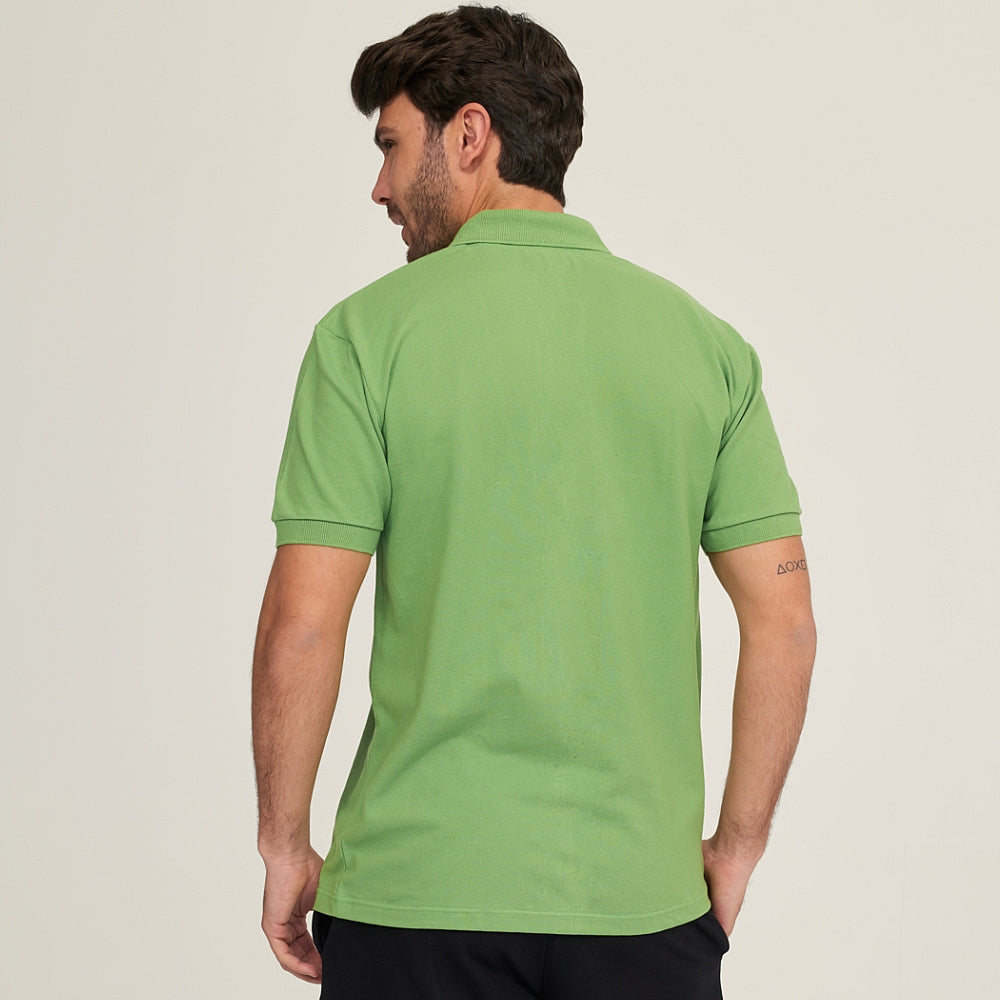 7291 POLO PIQUÉ CON PUÑO. CORTE HOLGADO