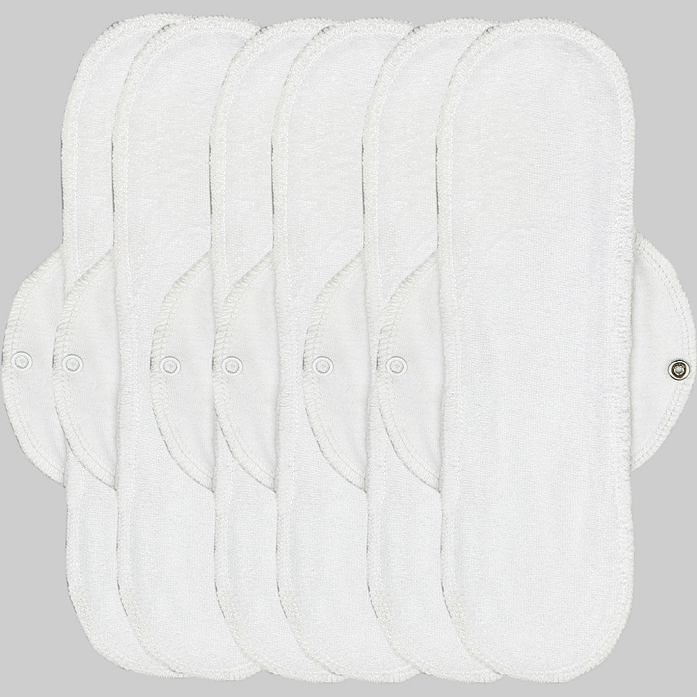 1600B PACK 6 UNIDADES SALVASLIPS DE ALGODÓN BLANCO 000-Blanco Talla única