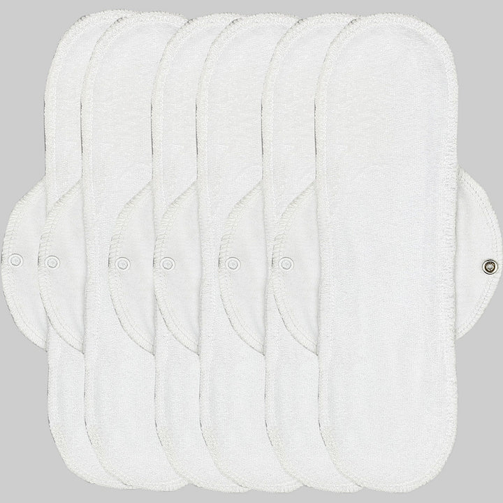 1600B PACK 6 UNIDADES SALVASLIPS DE ALGODÓN BLANCO 000-Blanco Talla única