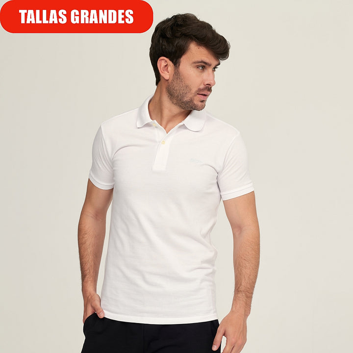 7589b POLO PIQUÉ CON PUÑO. CORTE AJUSTADO