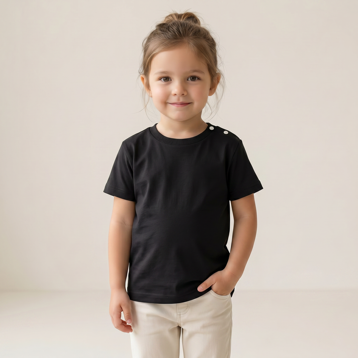 7001 BASIC T-SHIRT WITH SIDE OPENING