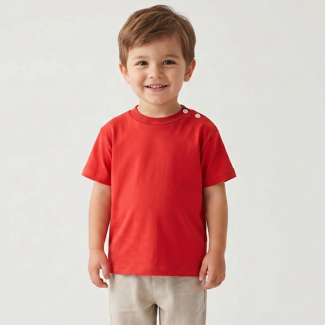 7001 BASIC T-SHIRT WITH SIDE OPENING