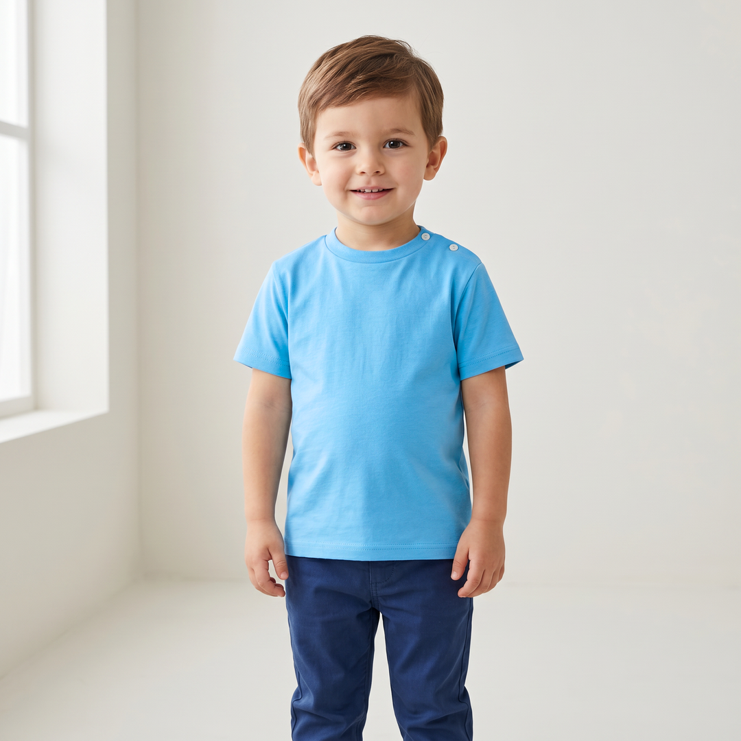 7001 BASIC T-SHIRT WITH SIDE OPENING
