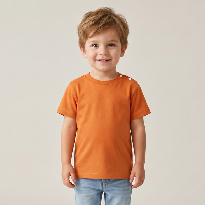 7001 BASIC T-SHIRT WITH SIDE OPENING