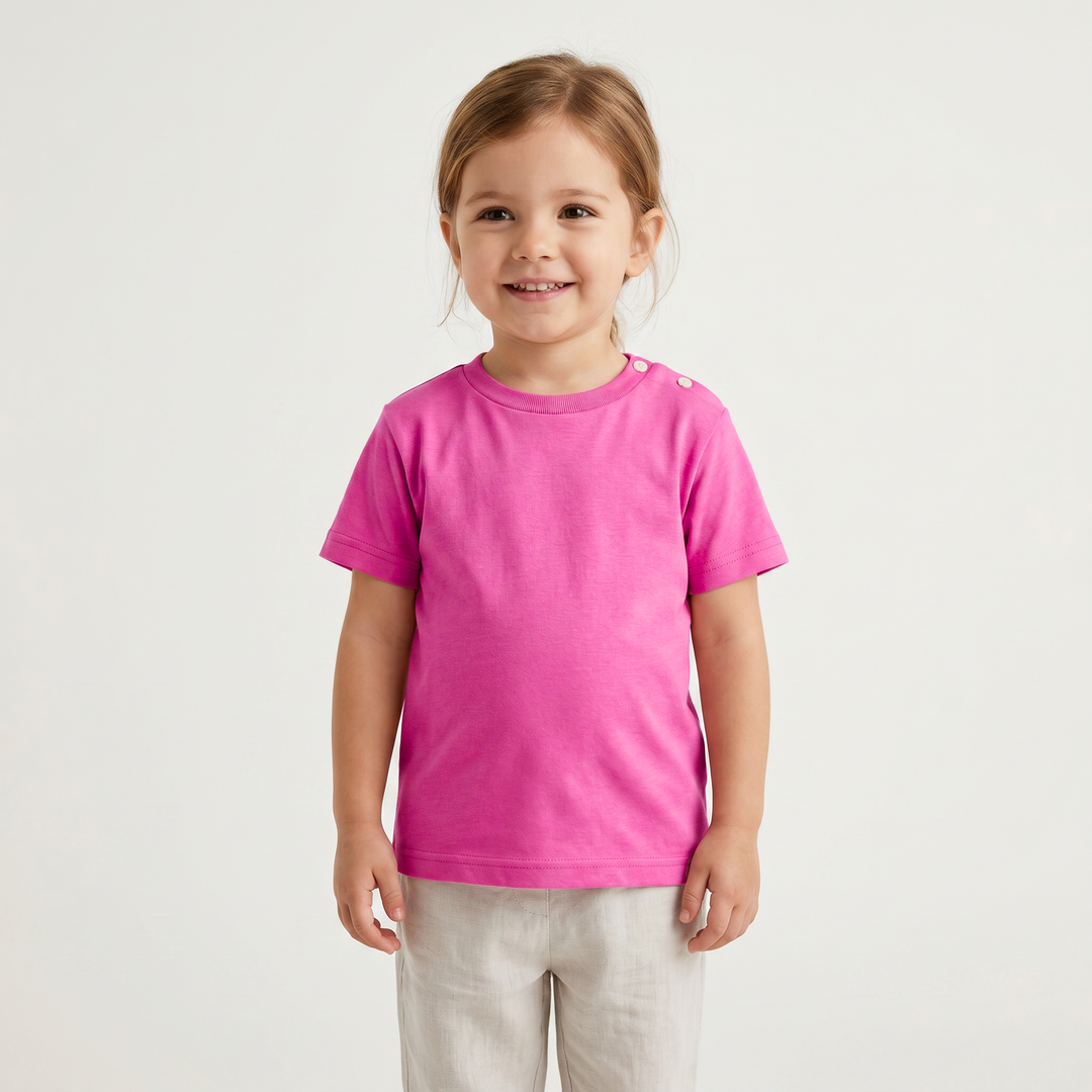7001 BASIC T-SHIRT WITH SIDE OPENING
