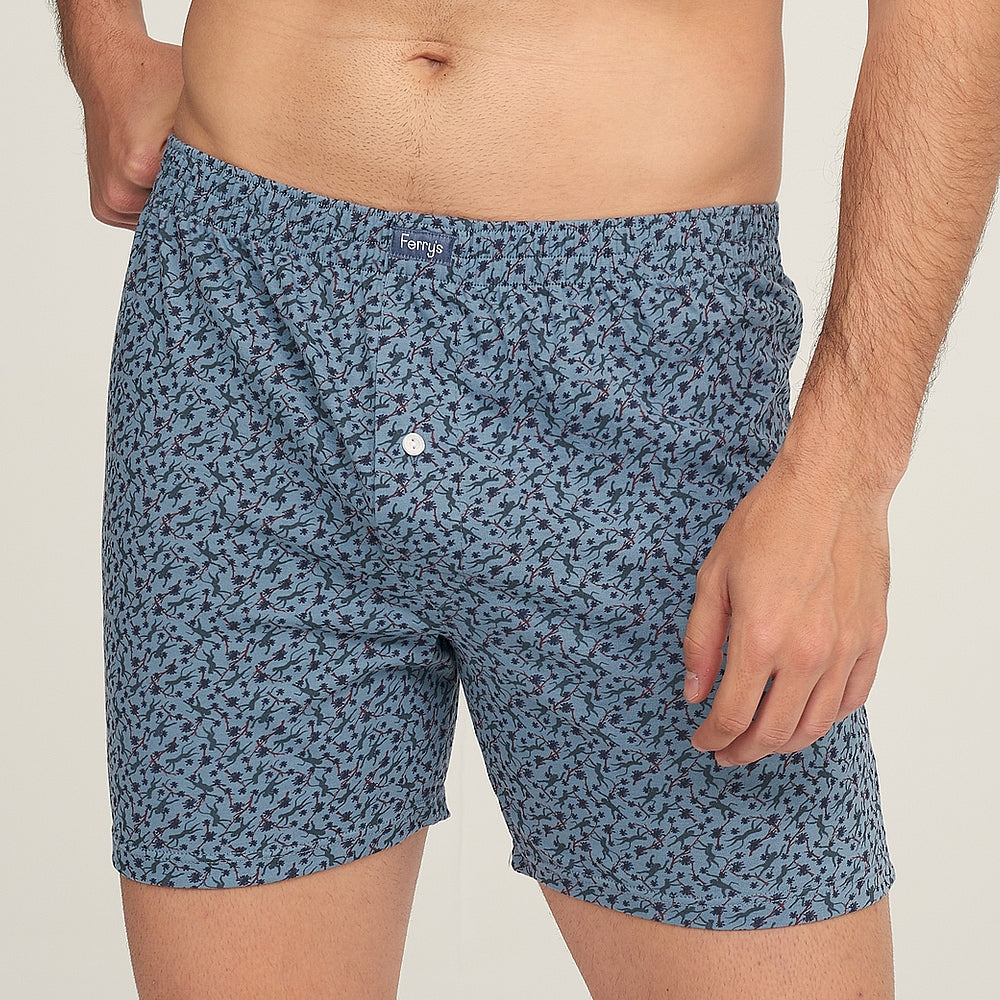 418 PACK 2 BÓXERS ESTAMPADOS PAJARITAS Y FLORES