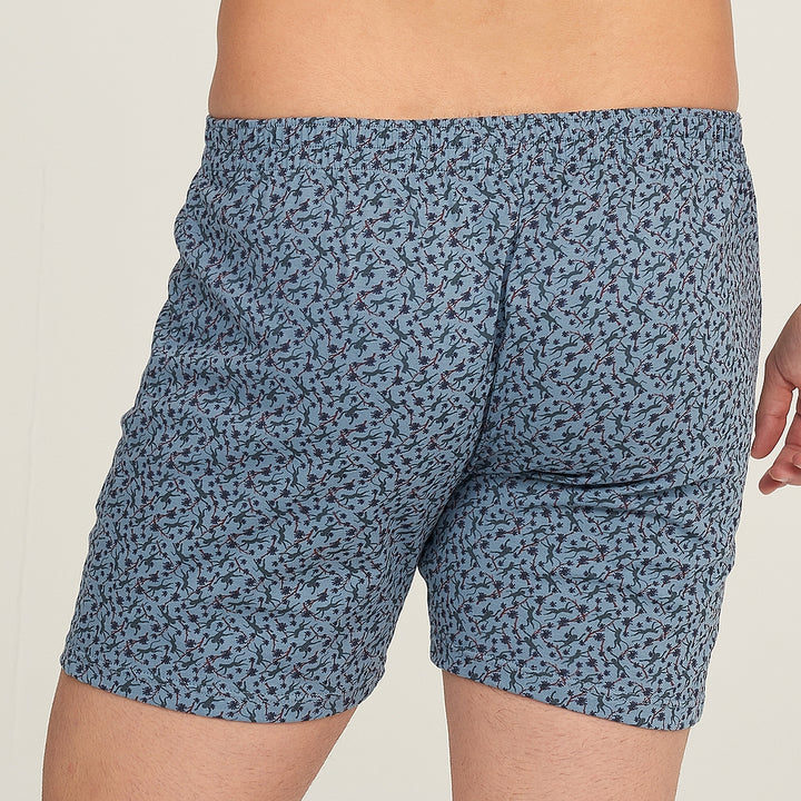 418b PACK 2 BÓXERS ESTAMPADOS PAJARITAS Y FLORES
