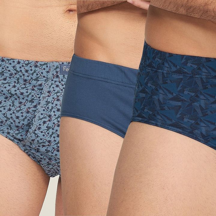 419 PACK 3 SLIPS ABIERTOS. 2 ESTAMPADOS Y 1 LISO 100-Surtido