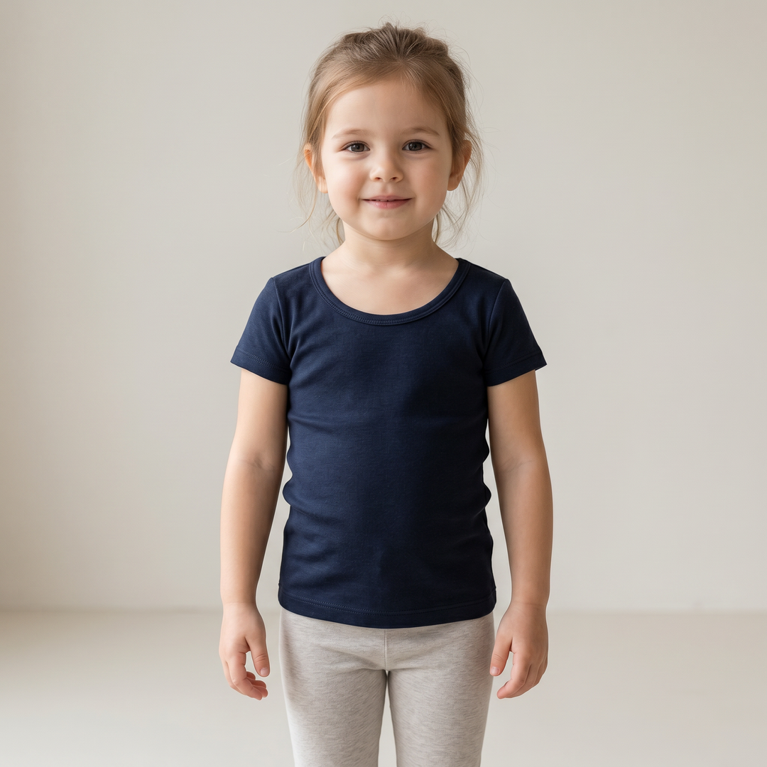 7023 FINE FABRIC SHORT-SLEEVED T-SHIRT