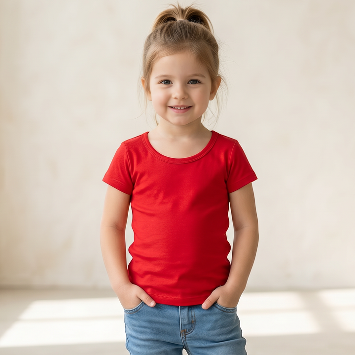 7023 FINE FABRIC SHORT-SLEEVED T-SHIRT