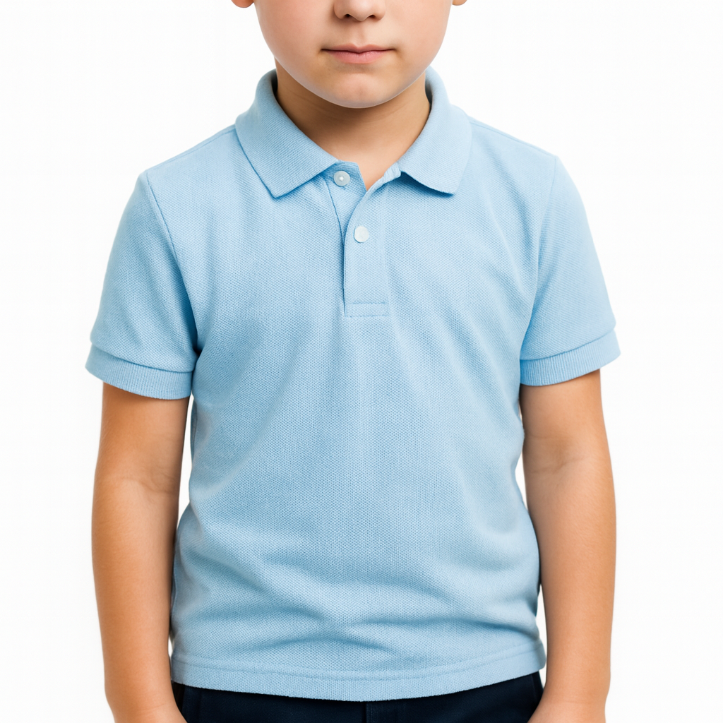 7191 POLO PIQUÉ MANGA CORTA CON PUÑO