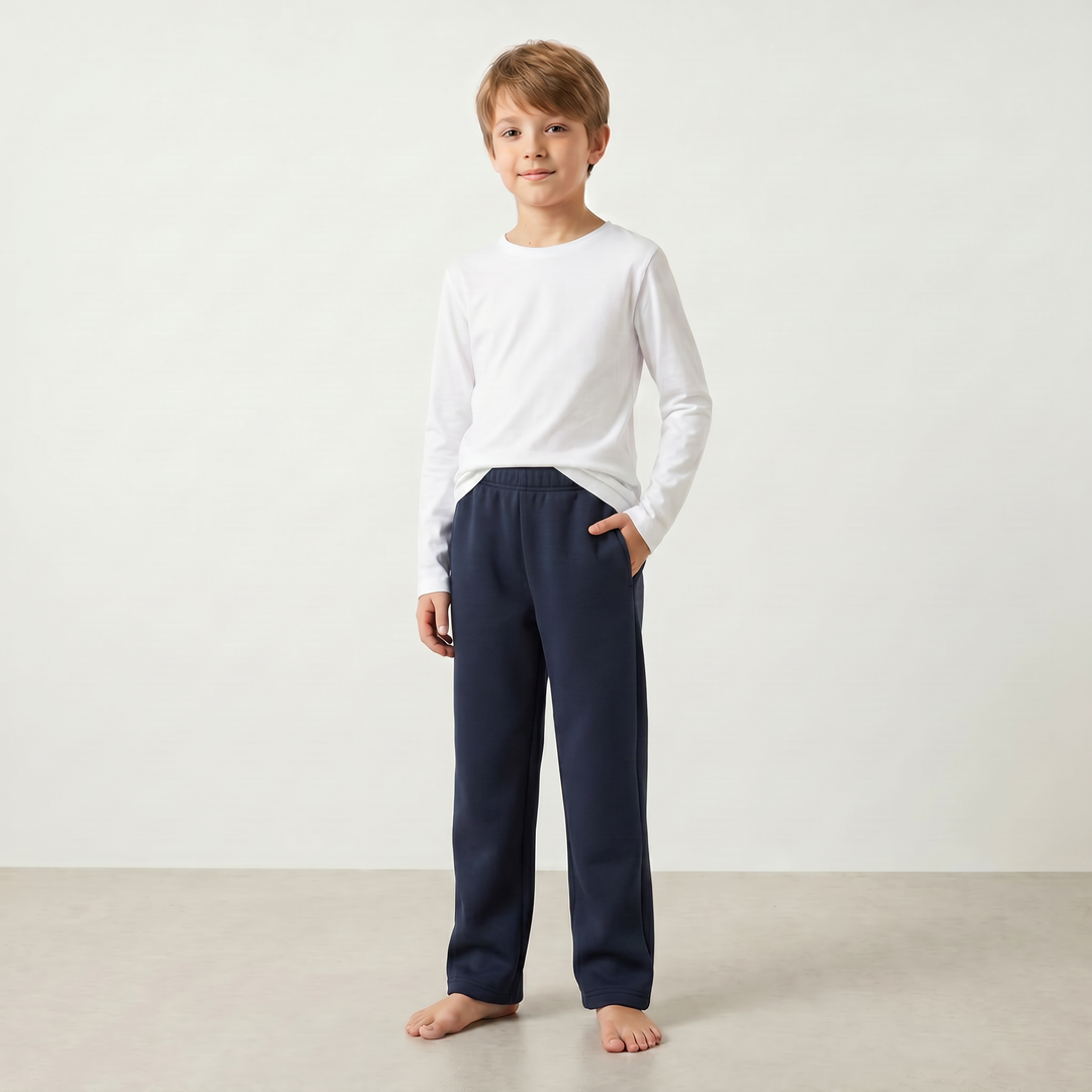7267 PANTALÓN TÉRMICO CON BOLSILLOS Y CORDÓN - NIÑO - Ferry's - 036 - Marino - 10 - 7267010036000