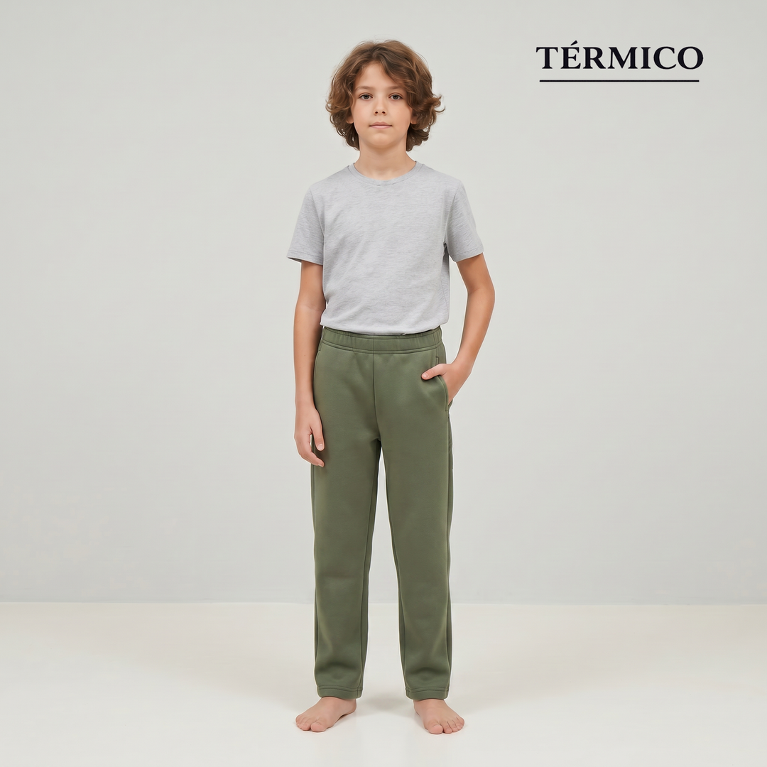 7267 PANTALÓN TÉRMICO CON BOLSILLOS Y CORDÓN - NIÑO - Ferry's