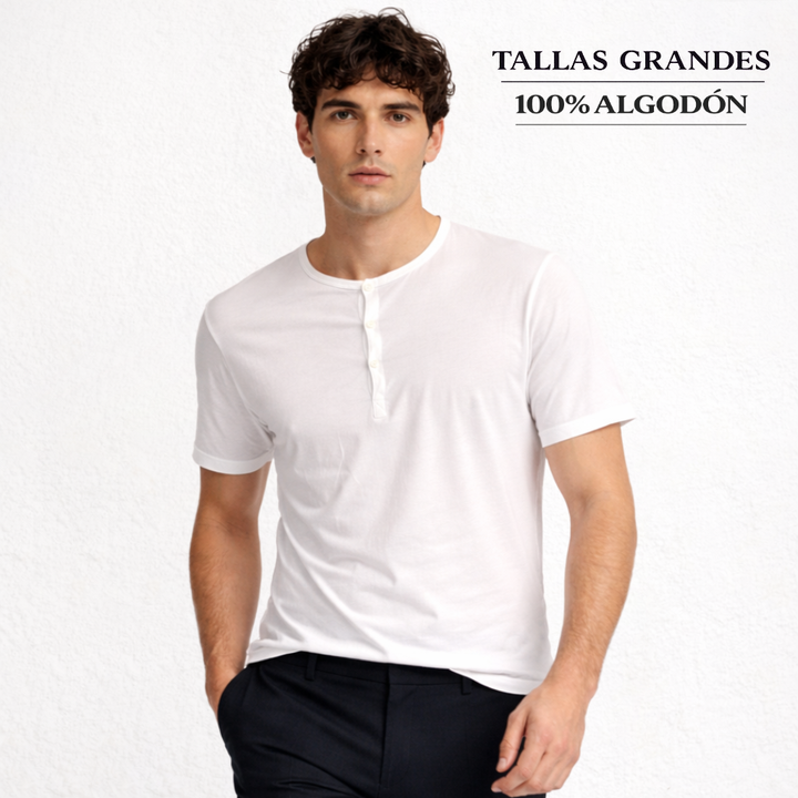 7309b CAMISETA PANADERA MANGA CORTA BOTONES