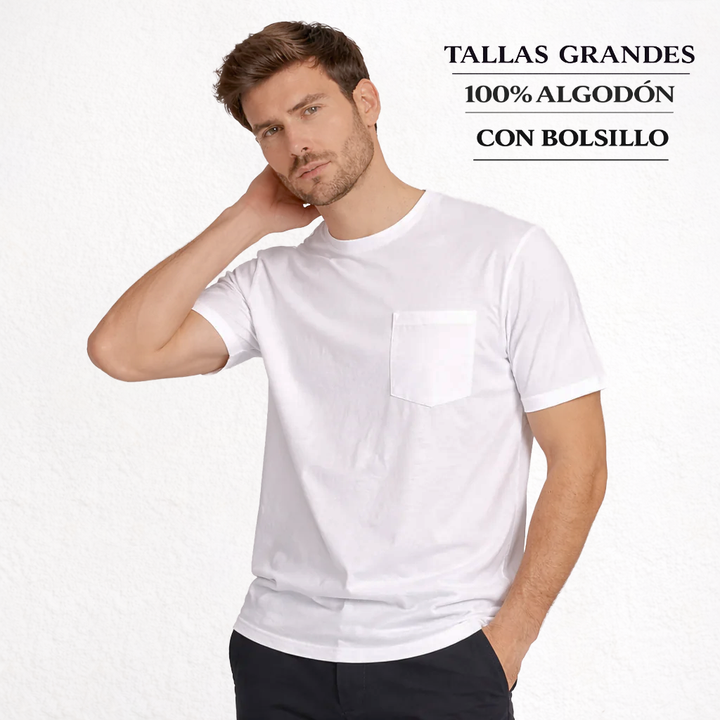 7335b CAMISETA MANGA CORTA CON BOLSILLO