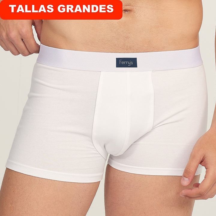 5007b BÓXER CERRADO ADAPTABLE CON GOMA 000-Blanco 2XL-64