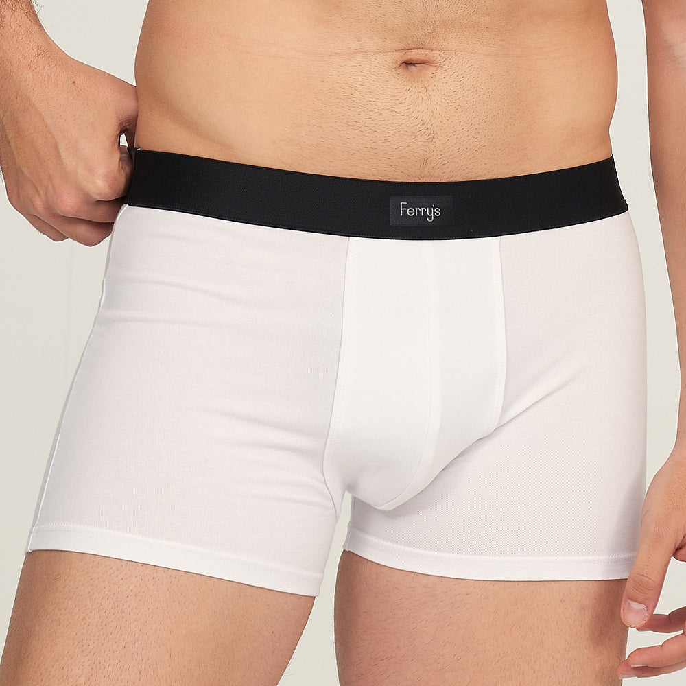 5007 BÓXER CERRADO ADAPTABLE CON GOMA 000-Blanco