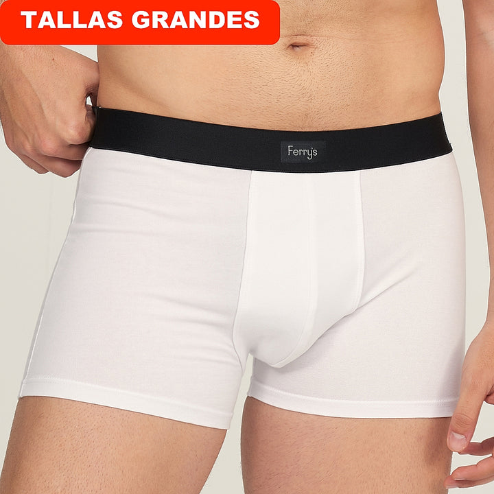 5007b BÓXER CERRADO ADAPTABLE CON GOMA 000-Blanco 2XL-64