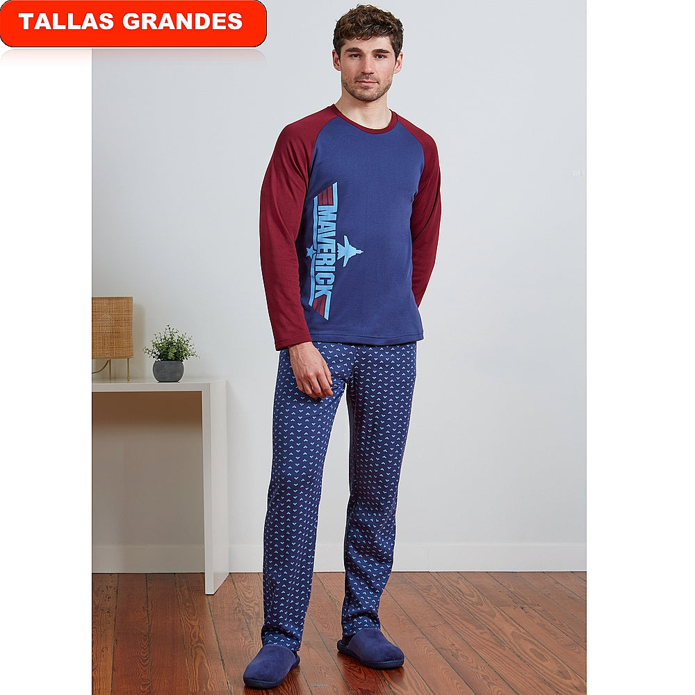 PIJAMA AFELPADO MAVERICK Único 2XL