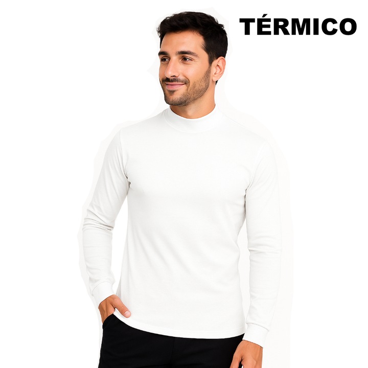 7447 LONG-SLEEVED SEMI-SWAN THERMAL FABRIC T-SHIRT