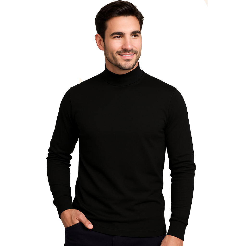 7447 LONG-SLEEVED SEMI-SWAN THERMAL FABRIC T-SHIRT