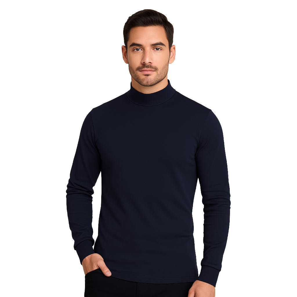 7447 LONG-SLEEVED SEMI-SWAN THERMAL FABRIC T-SHIRT