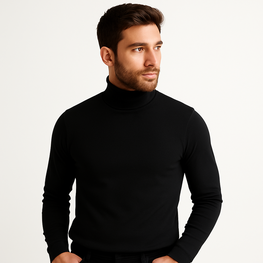 7455 CAMISETA 100% ALGODÓN CUELLO ALTO