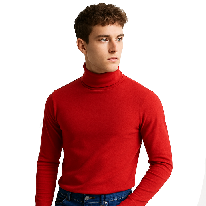 7455 CAMISETA 100% ALGODÓN CUELLO ALTO