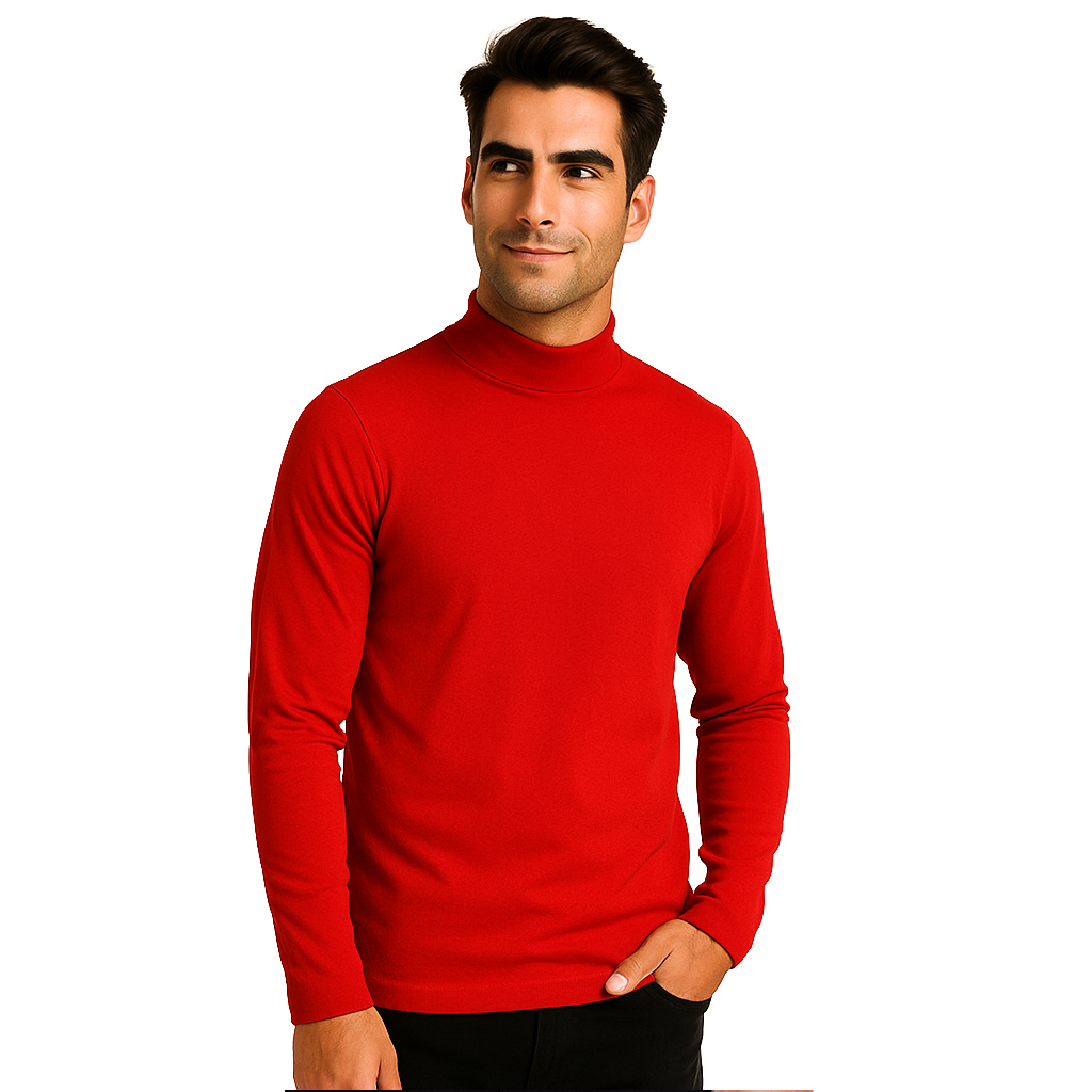 7456 CAMISETA 100% ALGODÓN CUELLO SEMICISNE