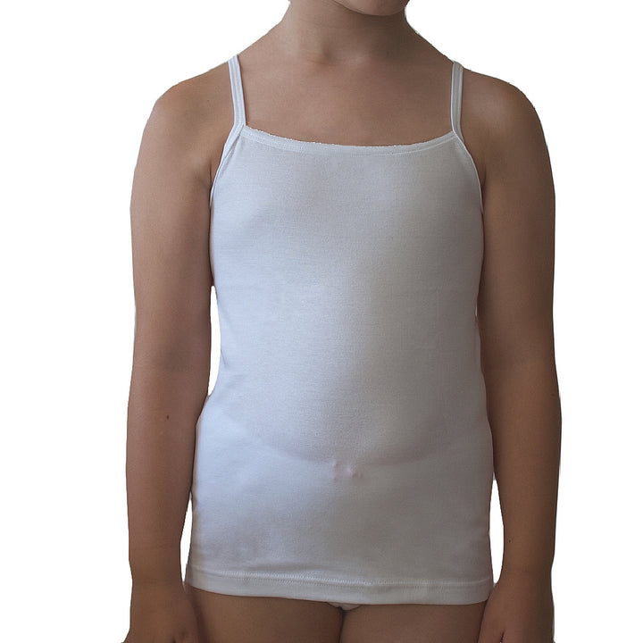5820 CAMISETA TIRANTES 100% ALGODÓN 000-Blanco