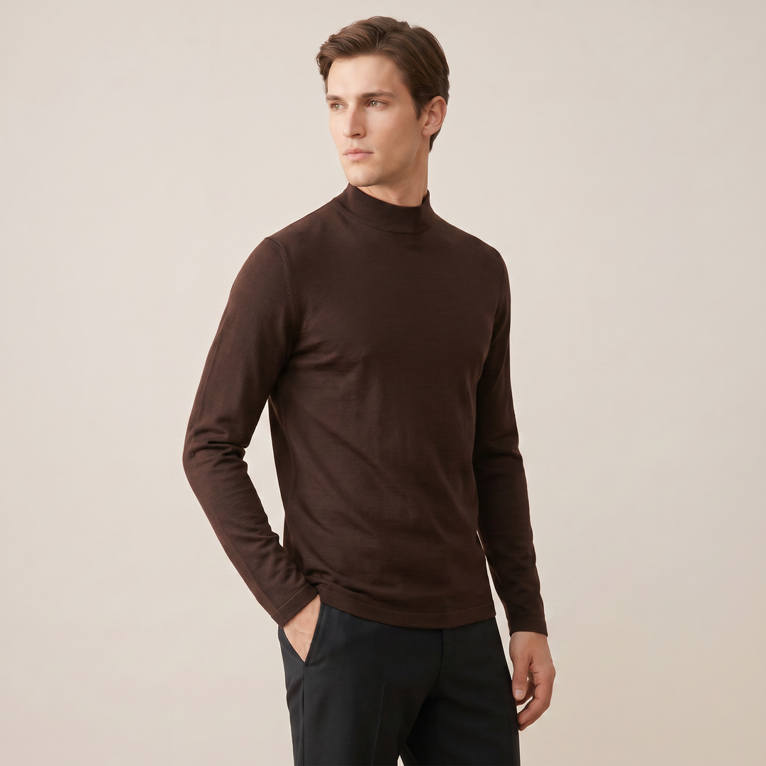 7497b CAMISETA SEMICISNE ELÁSTICA 052-Marrón 2XL-64
