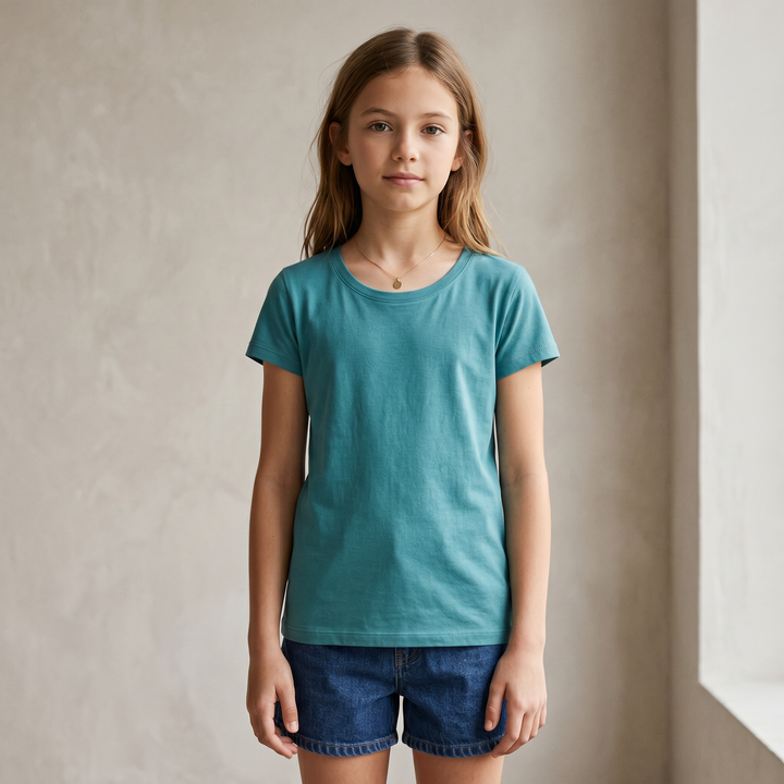 7603 CAMISETA MANGA CORTA TEJIDO FINO - NIÑA - Nina Ferry's