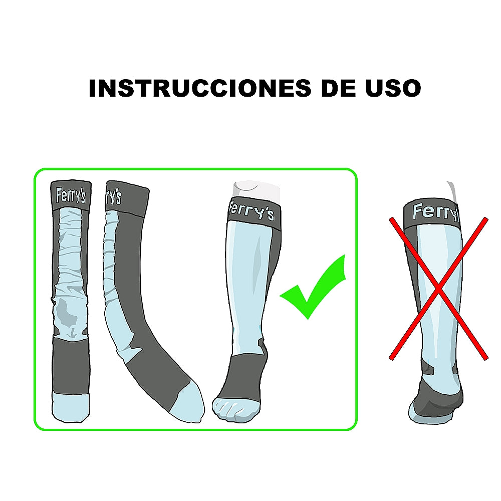 PRENEL - Medias Potenciadoras del Rendimiento con Energía Elástica - GRIS LOGO PRENEL