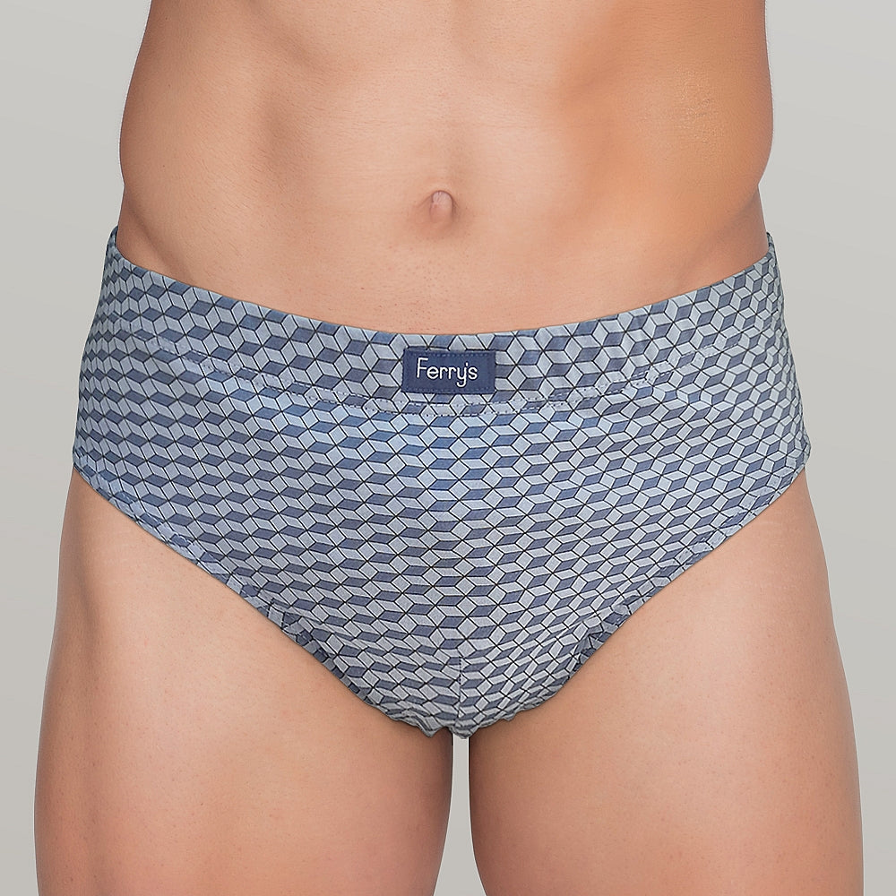 440 PACK 3 SLIPS CERRADOS ESTAMPADOS CUBOS