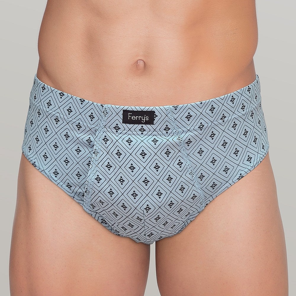 443 PACK 3 SLIPS ABIERTOS ESTAMPADOS ROMBOS