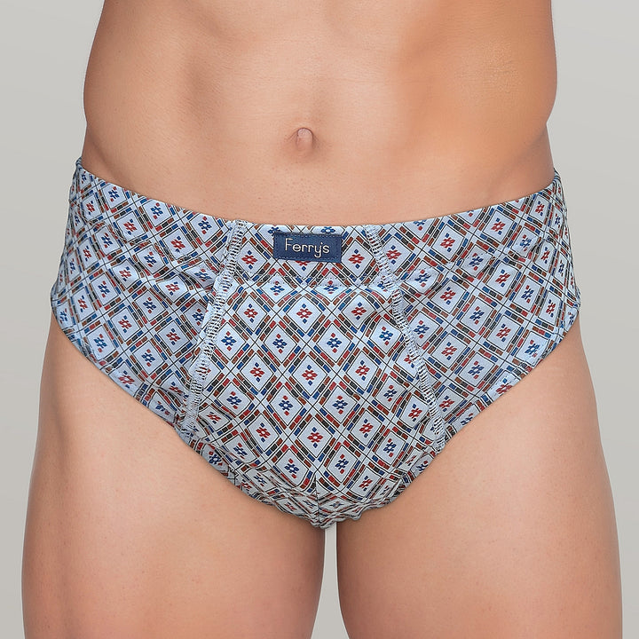 443 PACK 3 SLIPS ABIERTOS ESTAMPADOS ROMBOS