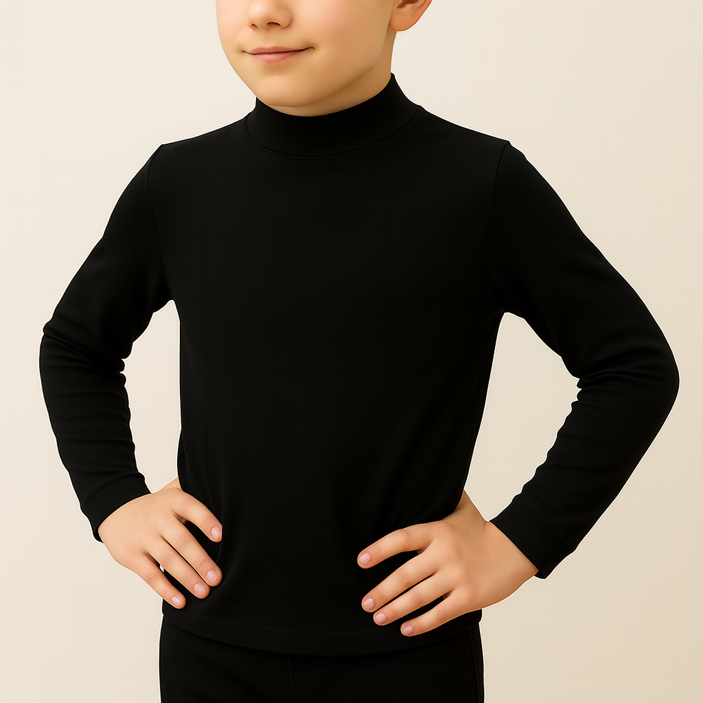 7739 CAMISETA SEMICISNE UNISEX MANGA LARGA. TEJIDO INVIERNO