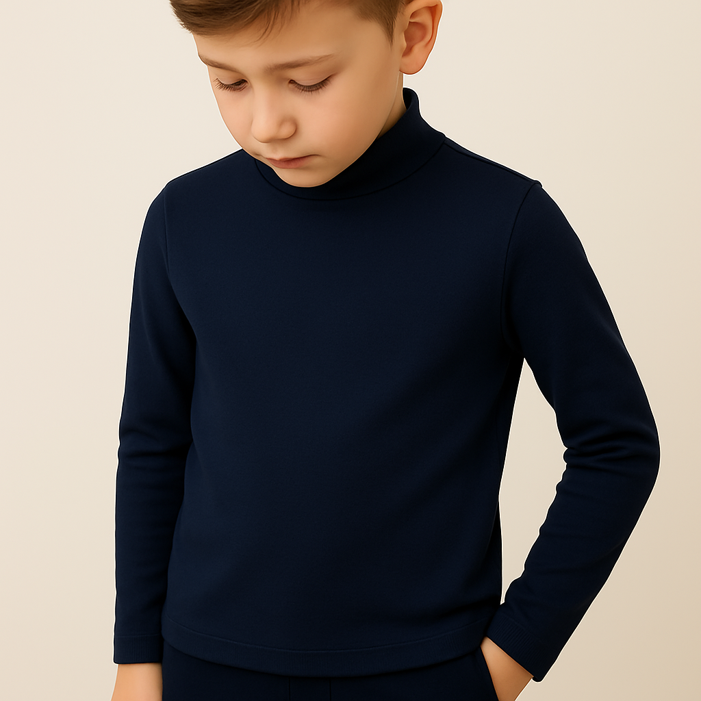 7739 CAMISETA SEMICISNE UNISEX MANGA LARGA. TEJIDO INVIERNO