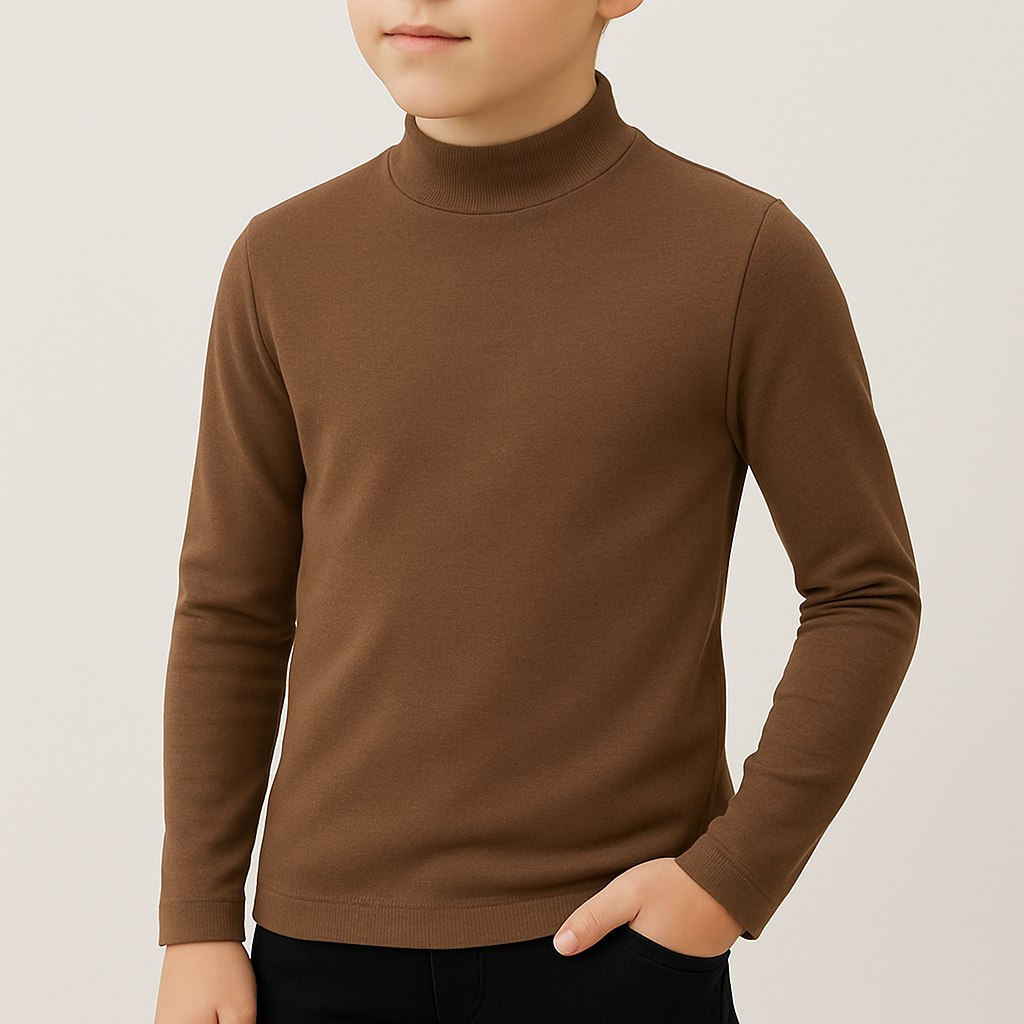 7739 CAMISETA SEMICISNE UNISEX MANGA LARGA. TEJIDO INVIERNO