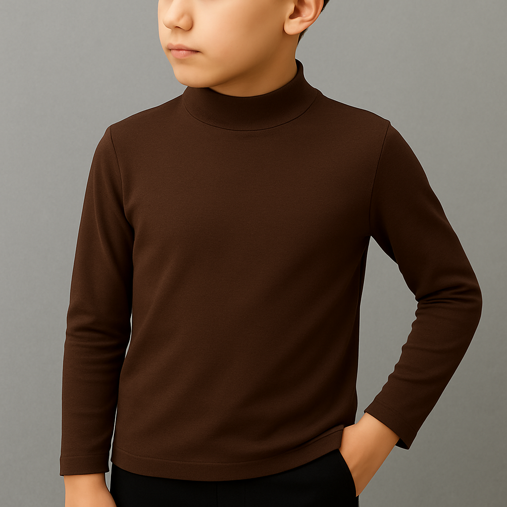 7739 CAMISETA SEMICISNE UNISEX MANGA LARGA. TEJIDO INVIERNO