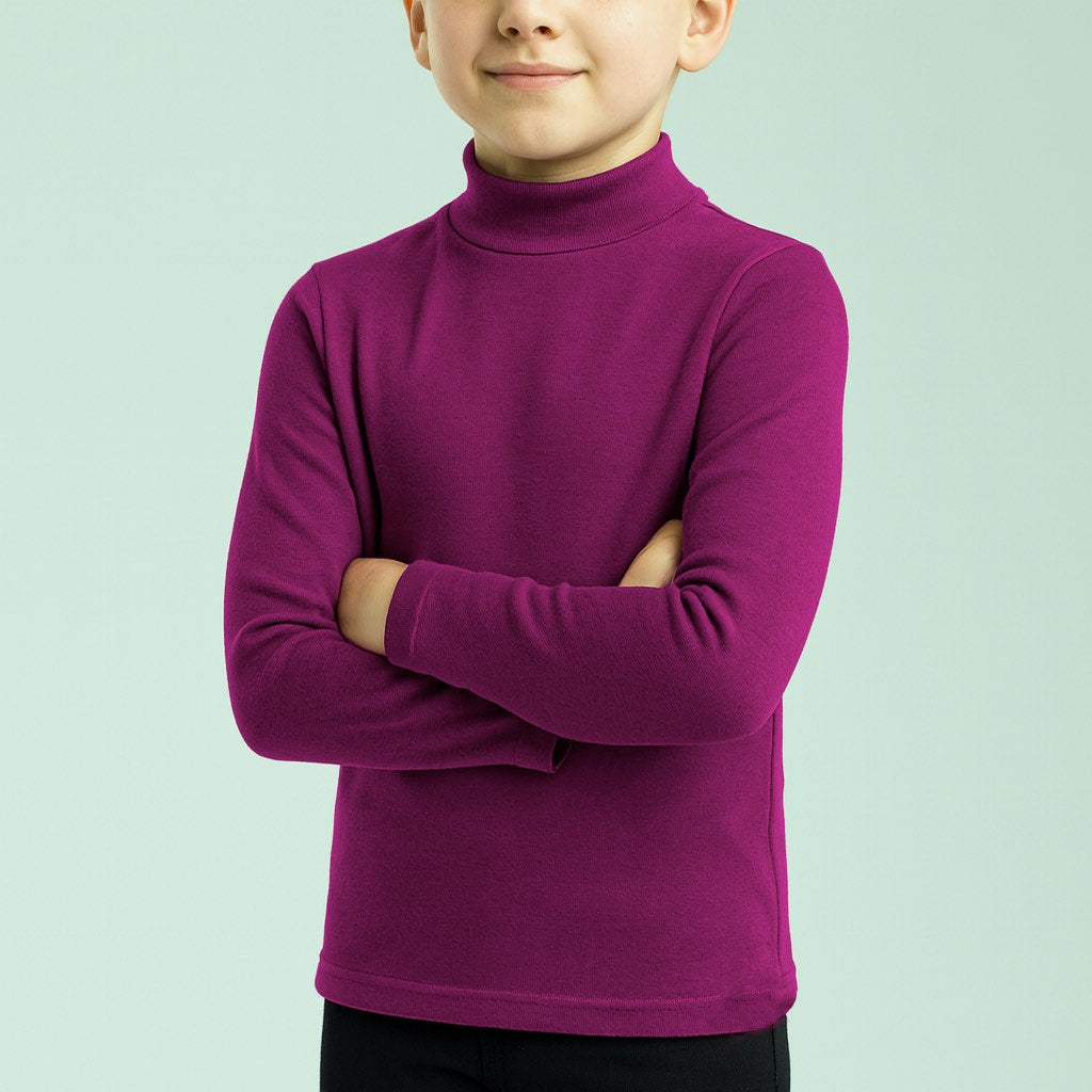 7739 CAMISETA SEMICISNE UNISEX MANGA LARGA. TEJIDO INVIERNO